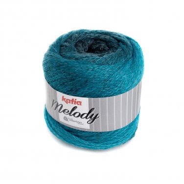 lana filato melody knit merino poliammide nero blu verdastro autunno inverno katia 207 p