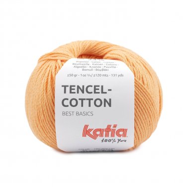 lana filato tencelcotton knit lyocell cotone arancione pallido primavera estate katia 37 p