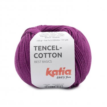 lana filato tencelcotton knit lyocell cotone porpora traffico primavera estate katia 39 p