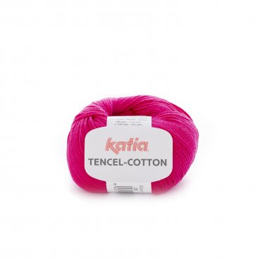 yarn wool tencelcotton knit lyocell cotton fuchsia spring summer katia 26 p