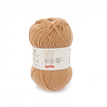 laine fil babynature tricoter laine bio gots orange saumon automne hiver katia 102 p