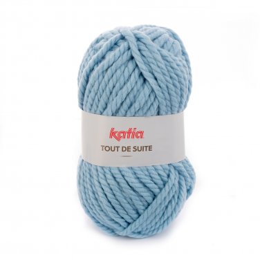 lana hilo toutdesuite tejer acrilico lana azul celeste otono invierno katia 120 p