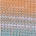 412 - Rosé-Orange clair-Bleu turquoise