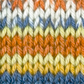 405 - Bleu-Orange-Vert-Jaune-Écru