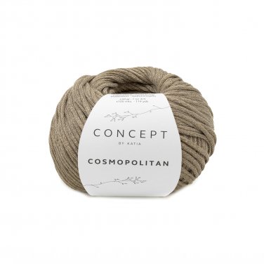 lana filato cosmopolitan knit viscosa poliestere marrone capriolo primavera estate katia 72 p