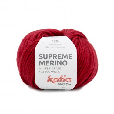 yarn wool suprememerino knit acrylic merino superfine alpaca red autumn winter katia 89 p