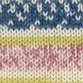 304 - Dark blue-Rose-Yellow