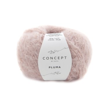 lana filato pluma knit cotone poliammide rosa all seasons katia 72 p