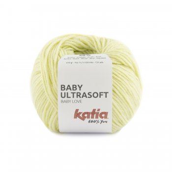 lana hilo babyultrasoft tejer acrilico poliamida amarillo limon otono invierno katia 62 fh