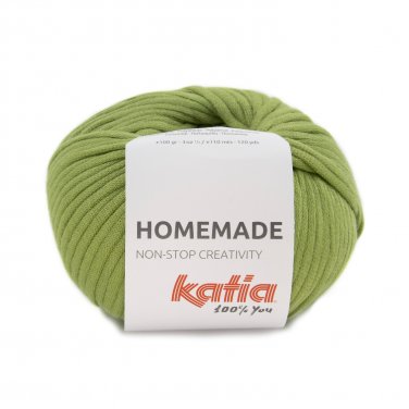 lana hilo homemade tejer algodon poliamida verde menta all seasons katia 104 p