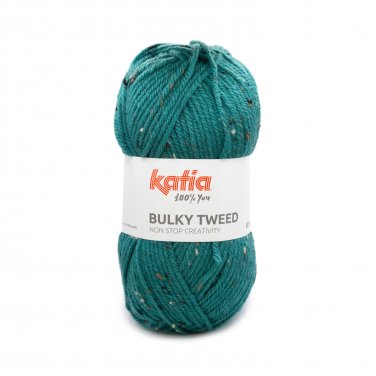 lana filato bulkytweed knit acrilico lana viscosa malachite autunno inverno katia 219 p