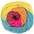 307 - Fuchsia-Yellow-Orange-Water blue