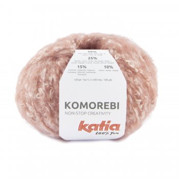 wloczka komorebi dzianina merino fine bawelna poliamid moher bezowy czerwony jesien zima katia 73 fh