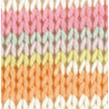 102 - Crudo-Naranja claro-Rosa claro-Turquesa claro