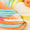 503 - Neon orange-Light turquoise-Fuchsia-Lemon yellow