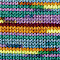205 - Water blue-Lilac-Rust-Yellow