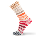 90 - Beige-Orange-Rot-Schwarz