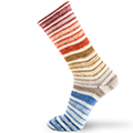 92 - Blauw-Beige-Roest bruin-Wijn rood