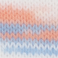 80 - Bleu ciel clair-Saumon clair