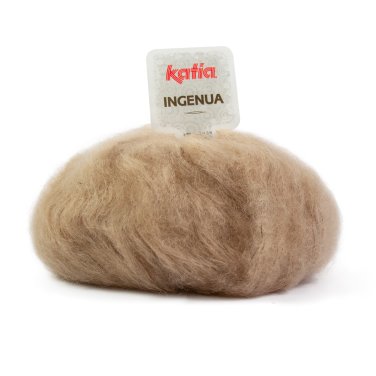 wol garens ingenua breien mohair polyamide merino camel herfst winter katia 73 p