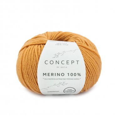 lana filato merino100 knit merino extrafine caramello autunno inverno katia 97 p