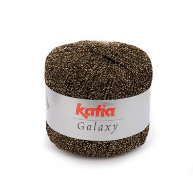 wol garens galaxy breien polyester gemetalliseerd polyester goud zwart herfst winter katia 8 p