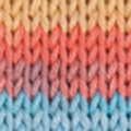 666 - turquoise-Salmon orange-Beige