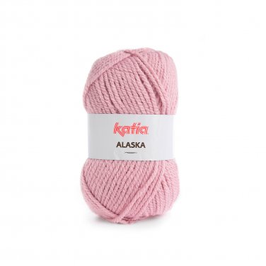 yarn wool alaska knit acrylic light pink autumn winter katia 38 p