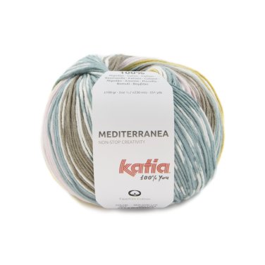 lana filato mediterranea knit cotone egiziano blu grigio pietra ocra primavera estate katia 407 p