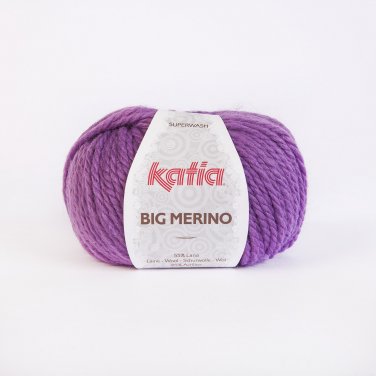 lana filato bigmerino knit lana vergine acrilico lilla autunno inverno katia 28 p