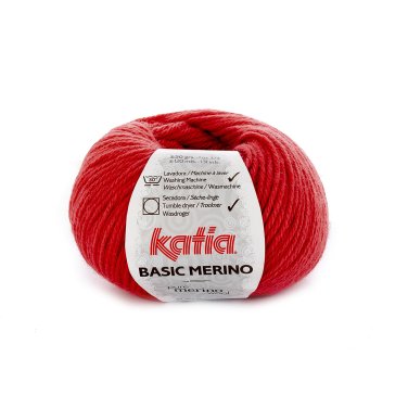 laine fil basicmerino tricoter merino superwash acrylique corail automne hiver katia 66 p