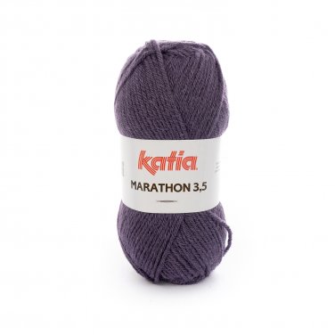 lana filato marathon35 knit acrilico lana lilla scuro autunno inverno katia 27 p