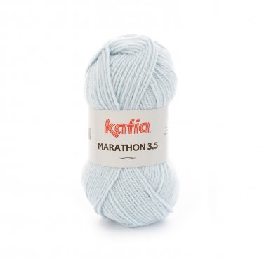 wol garens marathon35 breien acryl wol hemels blauw herfst winter katia 34 p