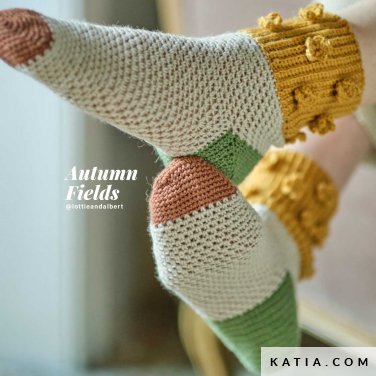 patron tricoter tricot crochet chaussettes chaussettes courtes automne hiver katia 5022 3 p