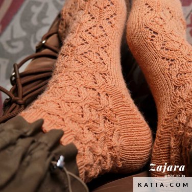 patron tricoter tricot crochet chaussettes chaussettes longues automne hiver katia 5022 10 p
