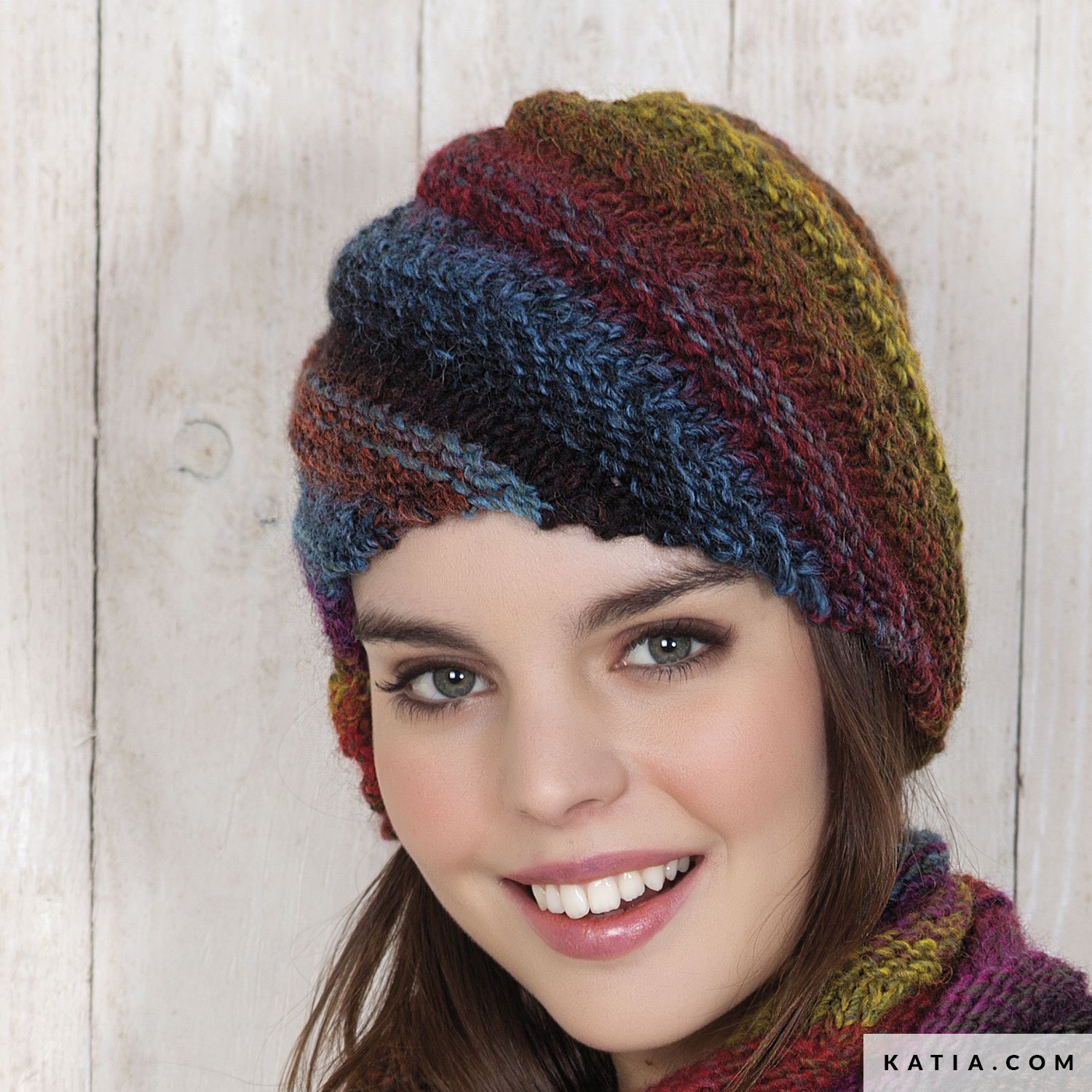 patron tricoter tricot crochet femme bonnet automne hiver katia 5945 12a g