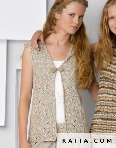 patroon breien haken dames jas lente zomer katia 5968 31 p