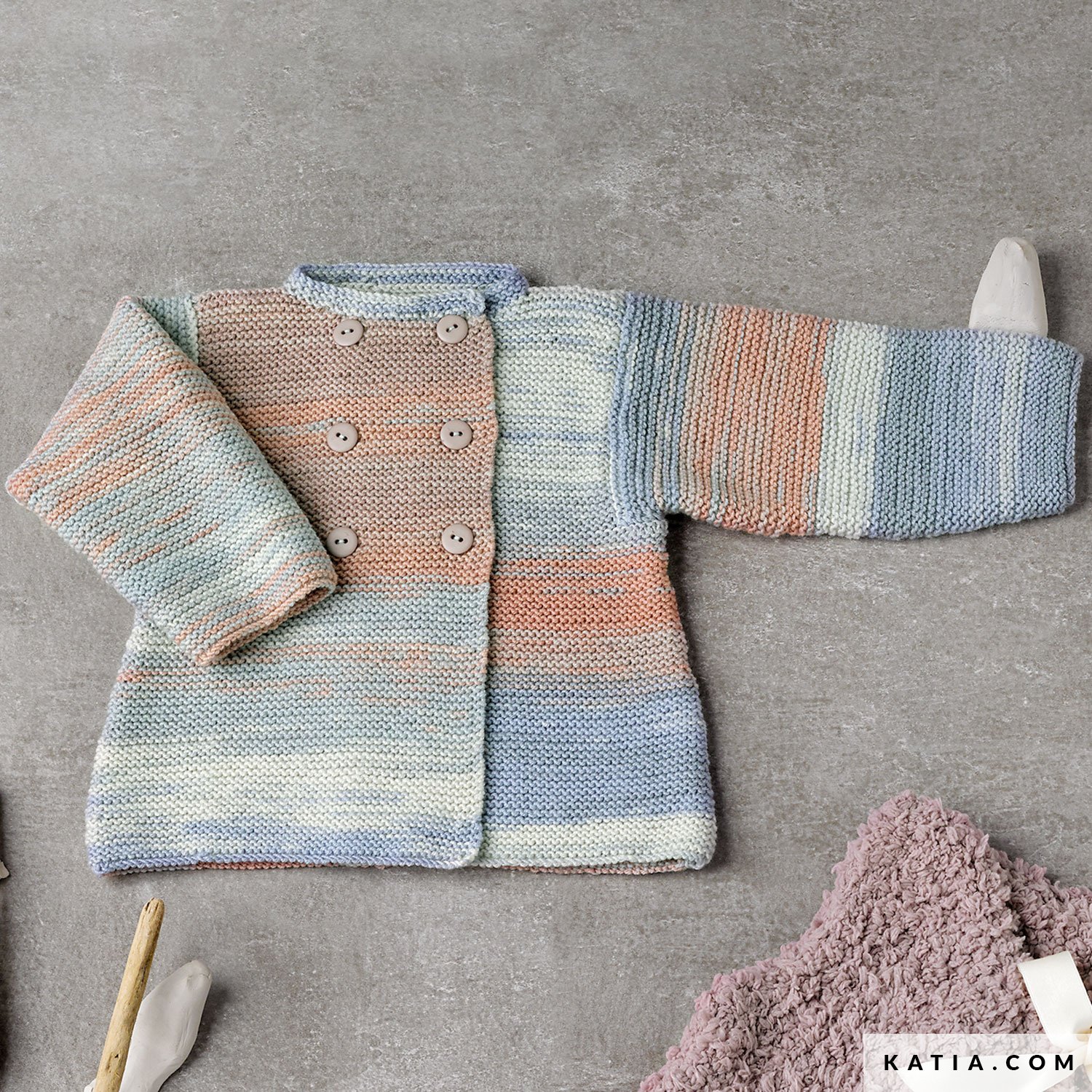patron tricoter tricot crochet layette manteaux automne hiver katia 6038 29 g