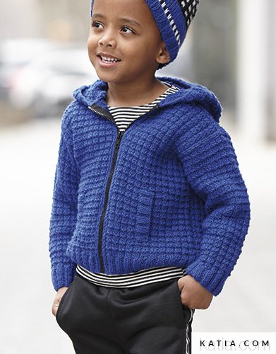 patron tricoter tricot crochet enfant veste automne hiver katia 6050 17 g