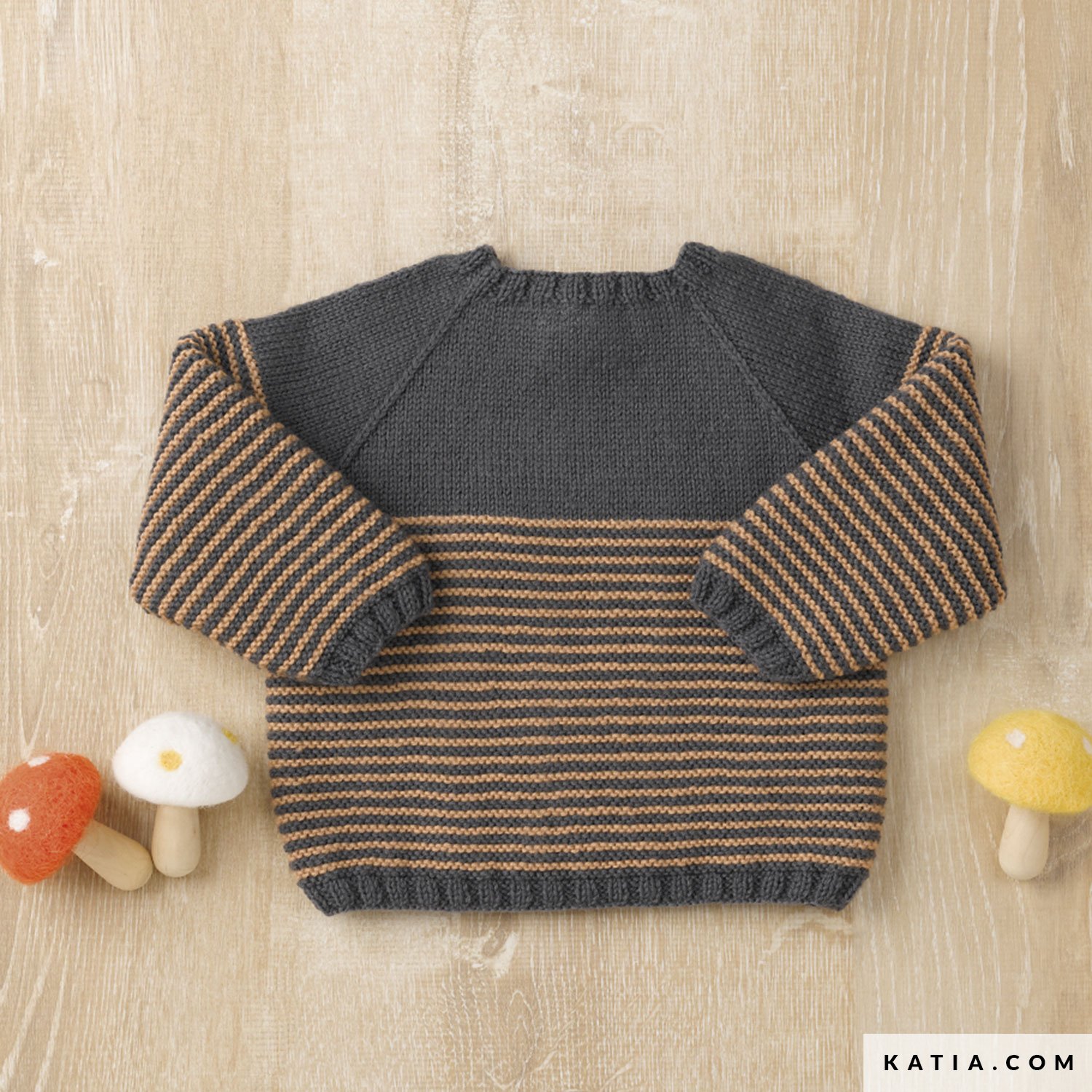 patron tricoter tricot crochet layette pull automne hiver katia 6090 40 g