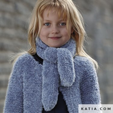 wzor dzianina szydelko dzieci szal jesien zima katia 6099 25 p