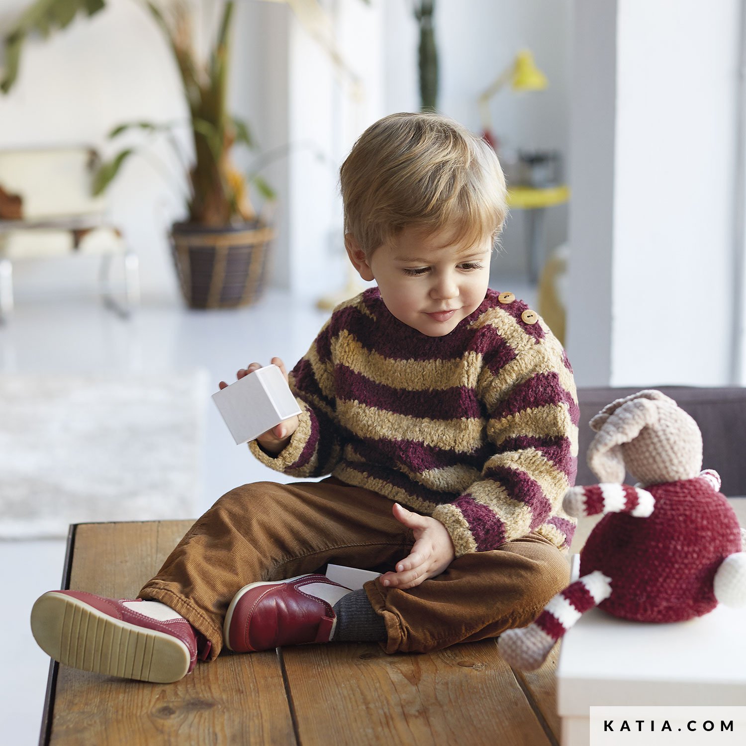 patroon breien haken baby trui herfst winter katia 6181 32 01 g