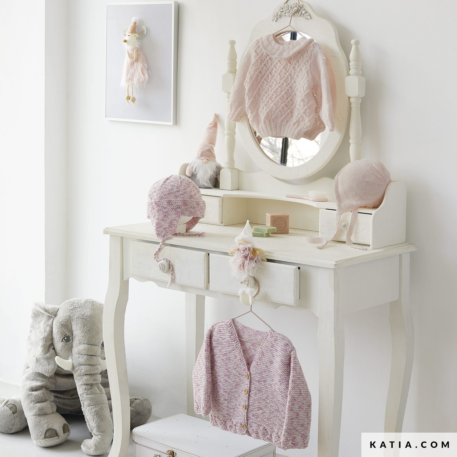 schema maglia uncinetto bebe berretto autunno inverno katia 6181 9 01 g