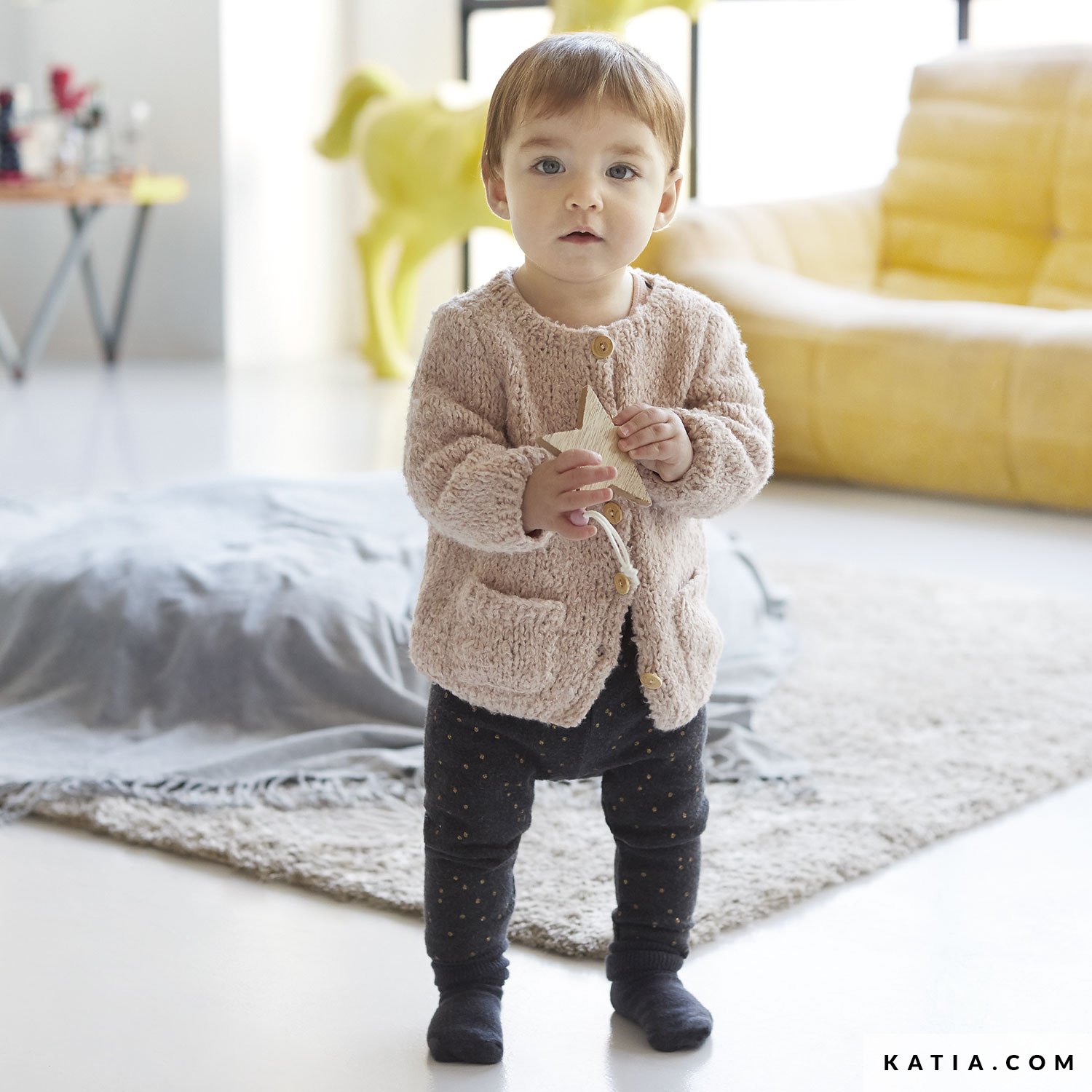 schema maglia uncinetto bebe giacca autunno inverno katia 6181 16 01 g
