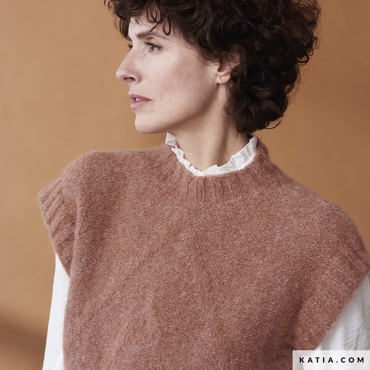 pattern knit crochet woman vest autumn winter katia 6185 41 01 g