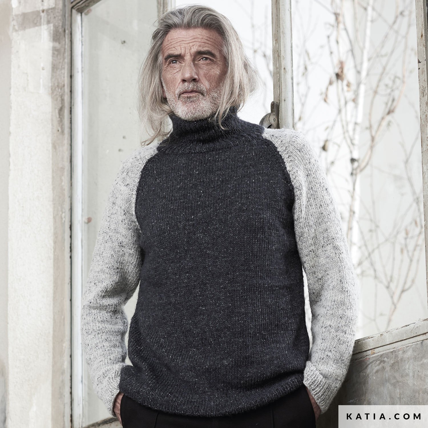 schema maglia uncinetto uomo maglia autunno inverno katia 6185 37 g