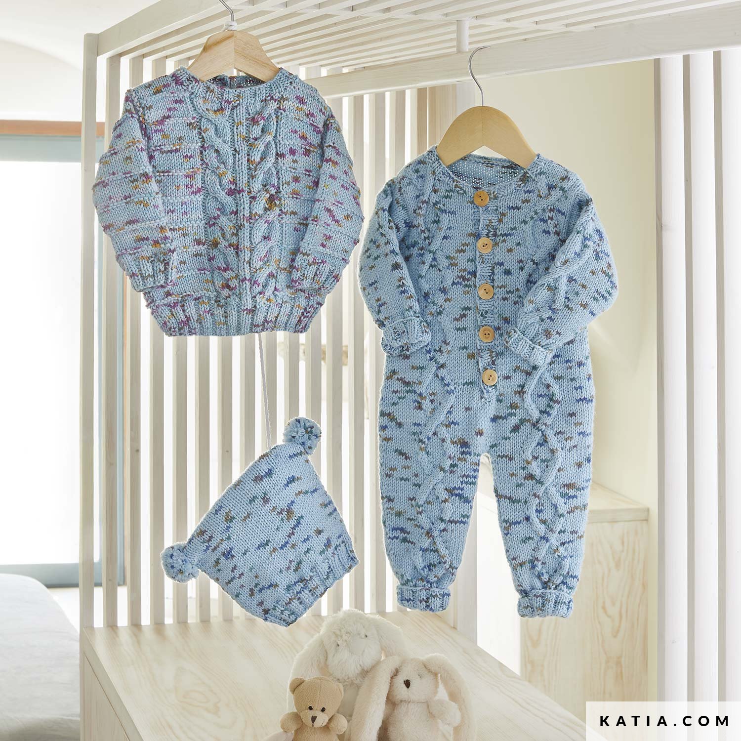 pattern knit crochet baby cap autumn winter katia 6210 41 01 g