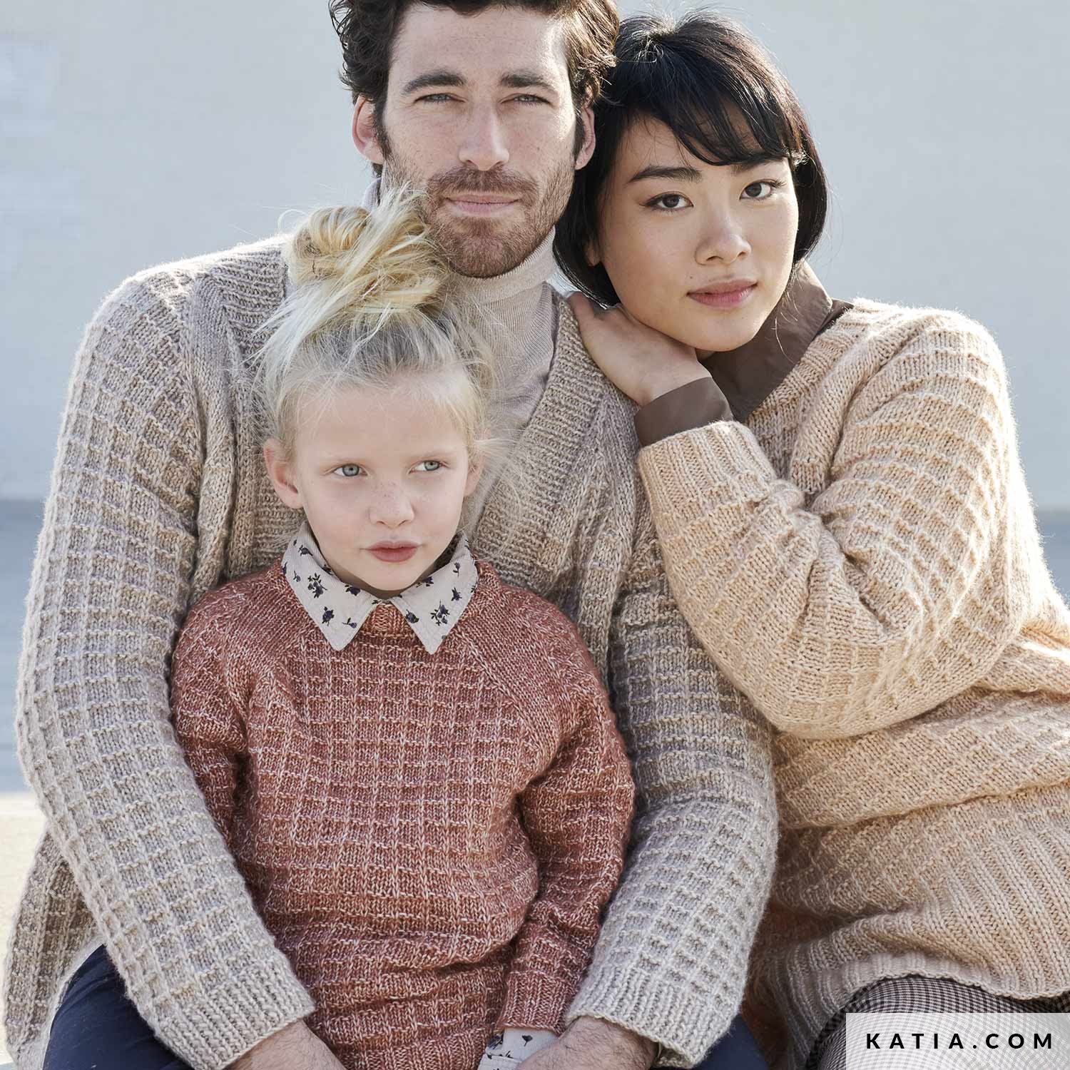 pattern knit crochet man jacket autumn winter katia 6211 8 05 g