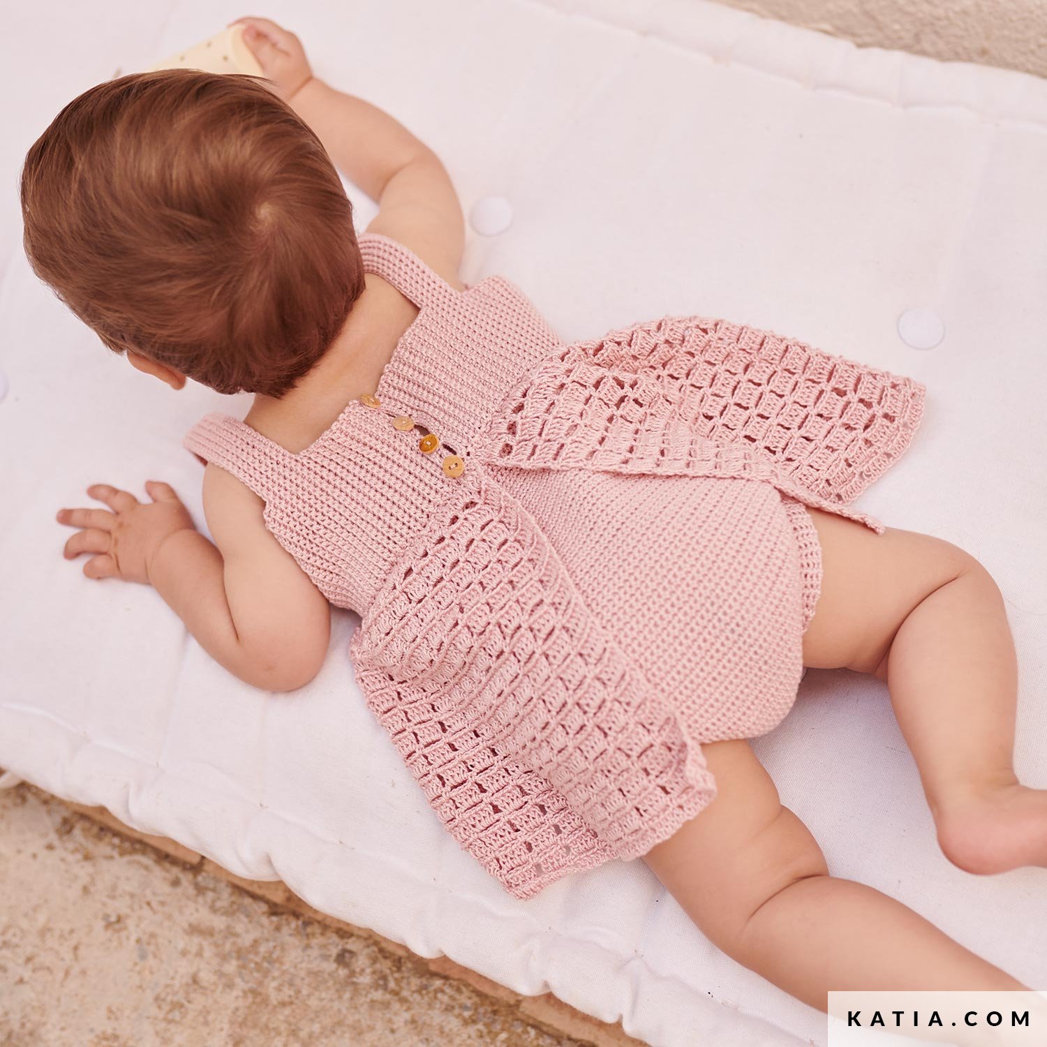 pattern knit crochet baby body spring summer katia 6219 25 g
