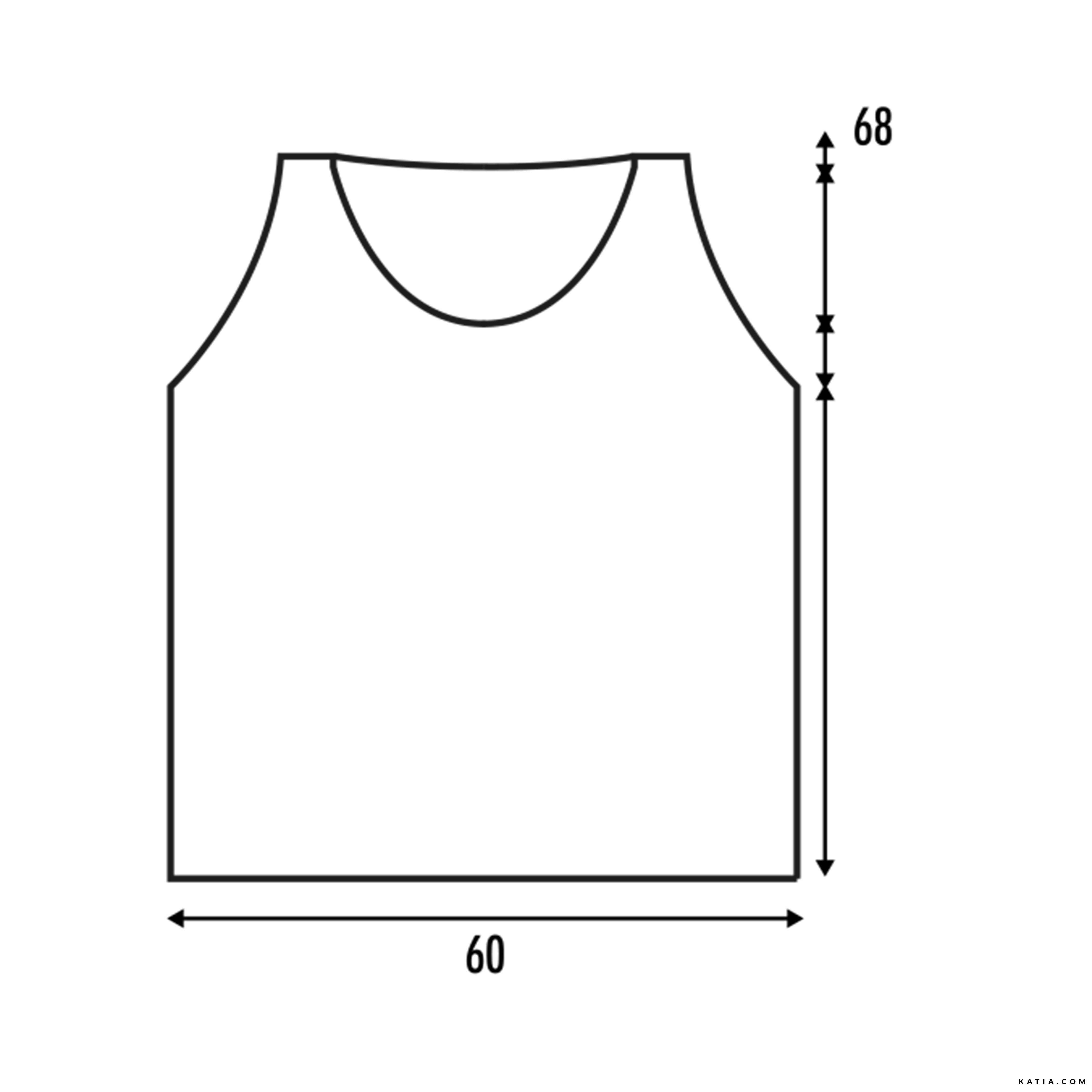 schema maglia uncinetto donna top primavera estate katia 6224 3 03 g